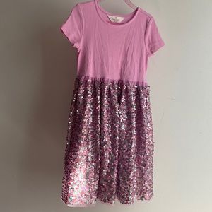 Beautiful Girl Dress with sequin details on the flap. Little use.